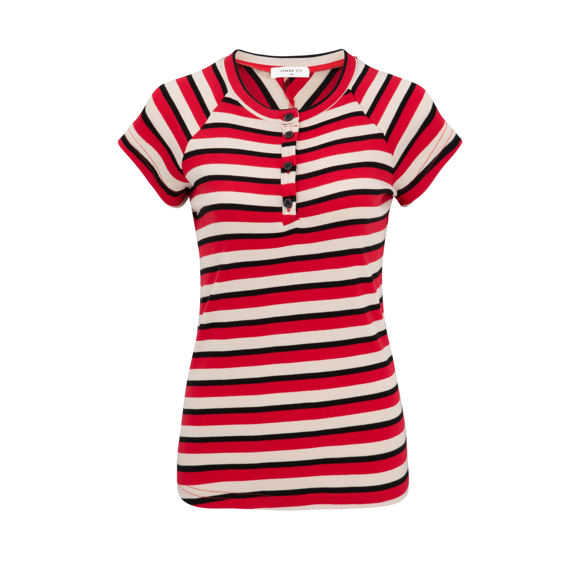 Numéro 385 Red&Black Stripes
