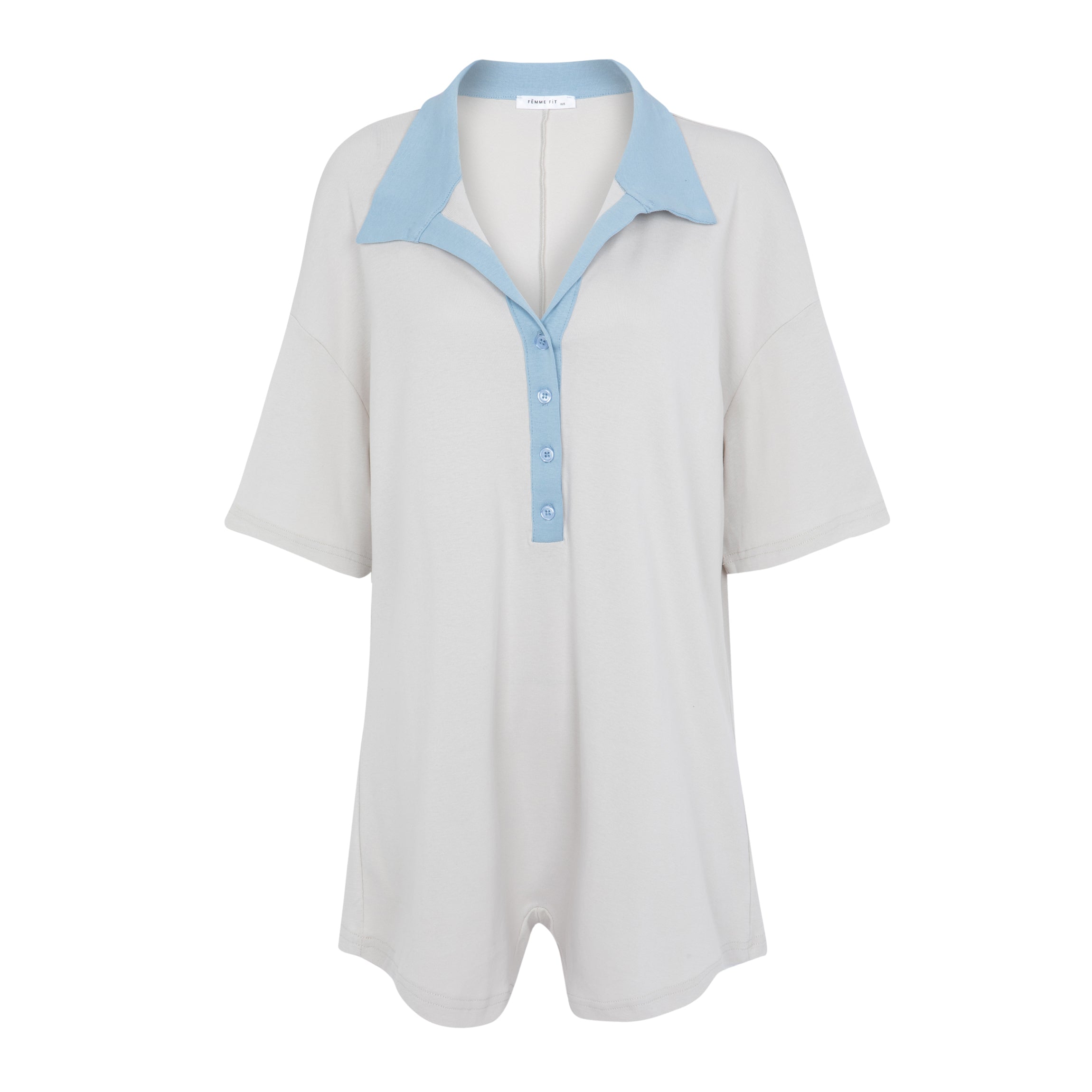 Numéro 265 Light Grey&Light Blue