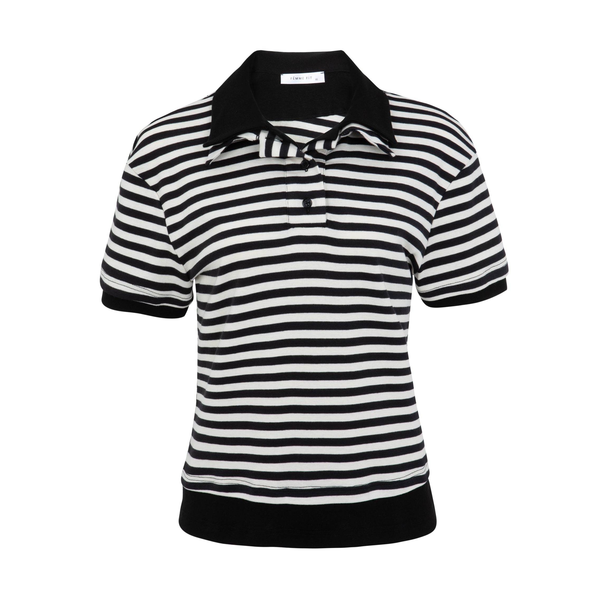 Numéro 282 Stripes Black