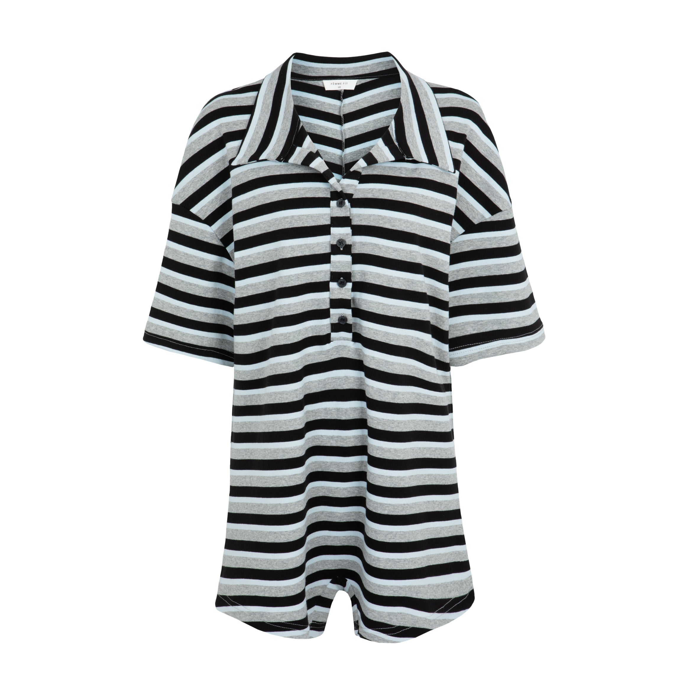 Numéro 265 Grey&Black Stripes