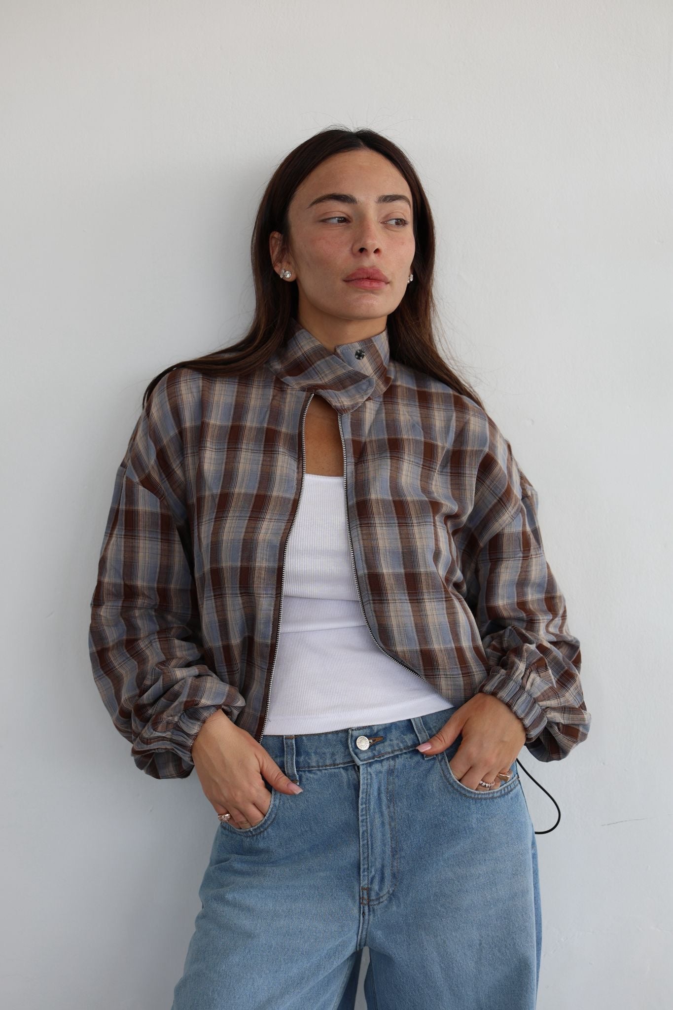 Numéro 382 Brown&Light Blue