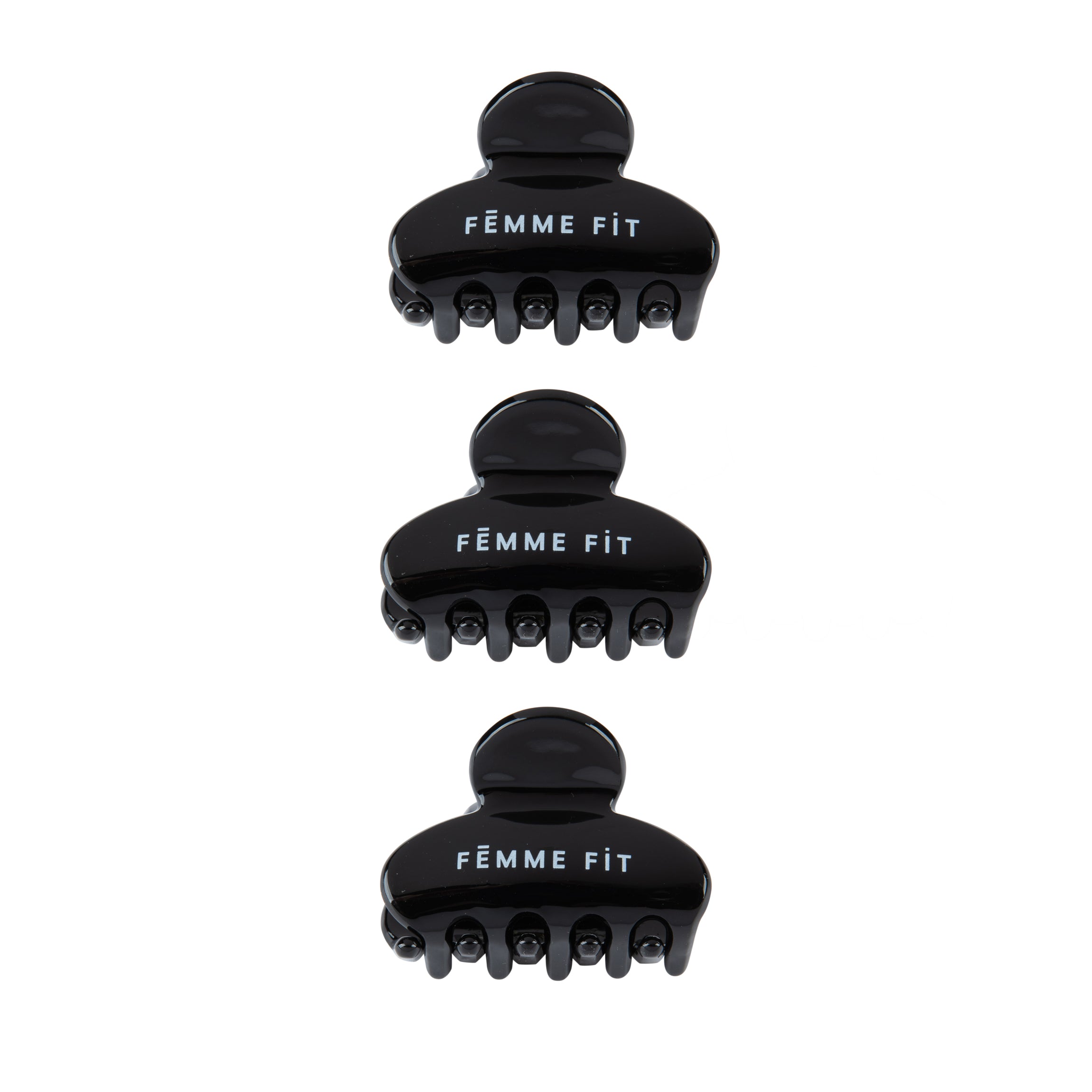 FF Mini Hair Clips Black