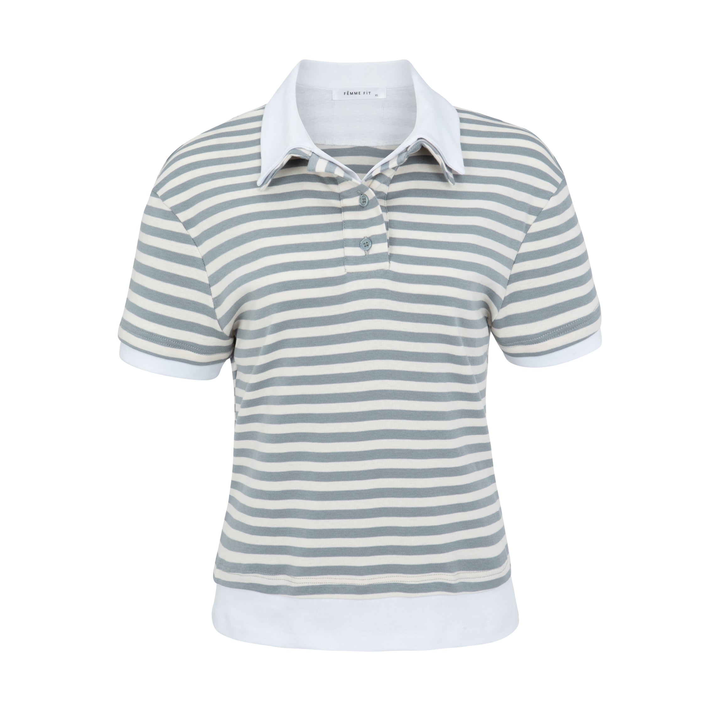 Numéro 282 Stripes Light Grey