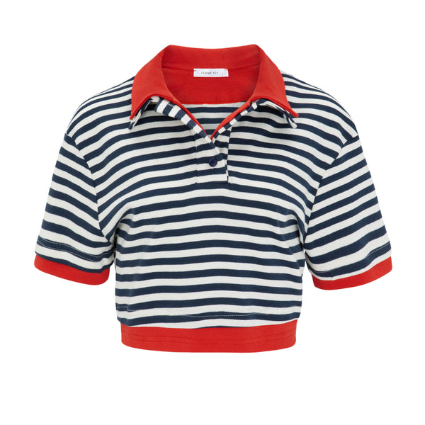 Numéro 273 Blue Stripes&Red