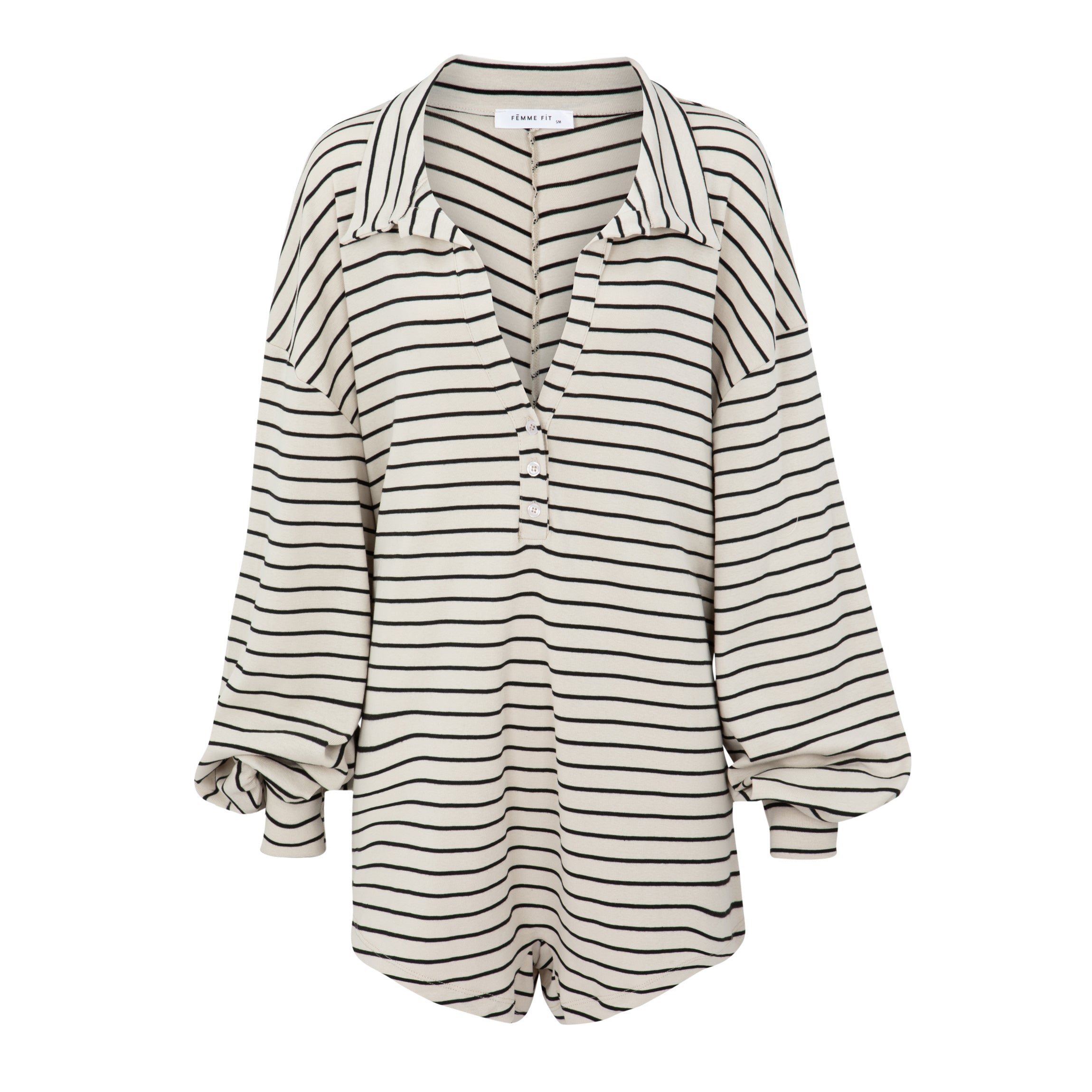 Numéro 244 Beige Stripes