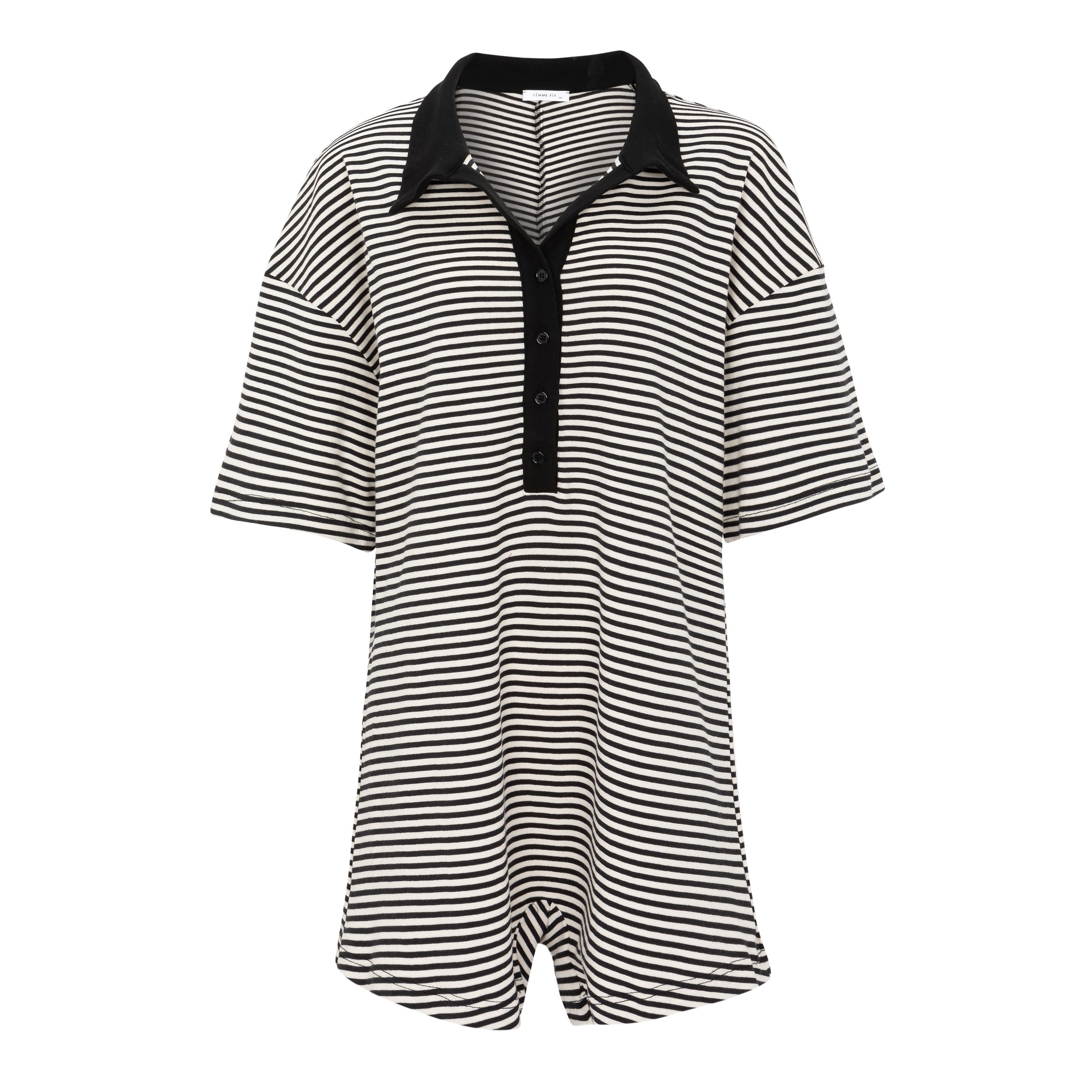 Numéro 265 Cream&Black Stripes