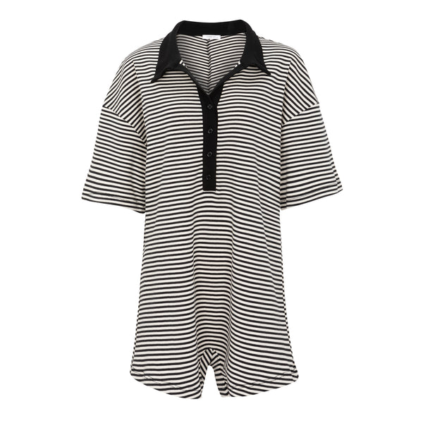 Numéro 265 Cream&Black Stripes