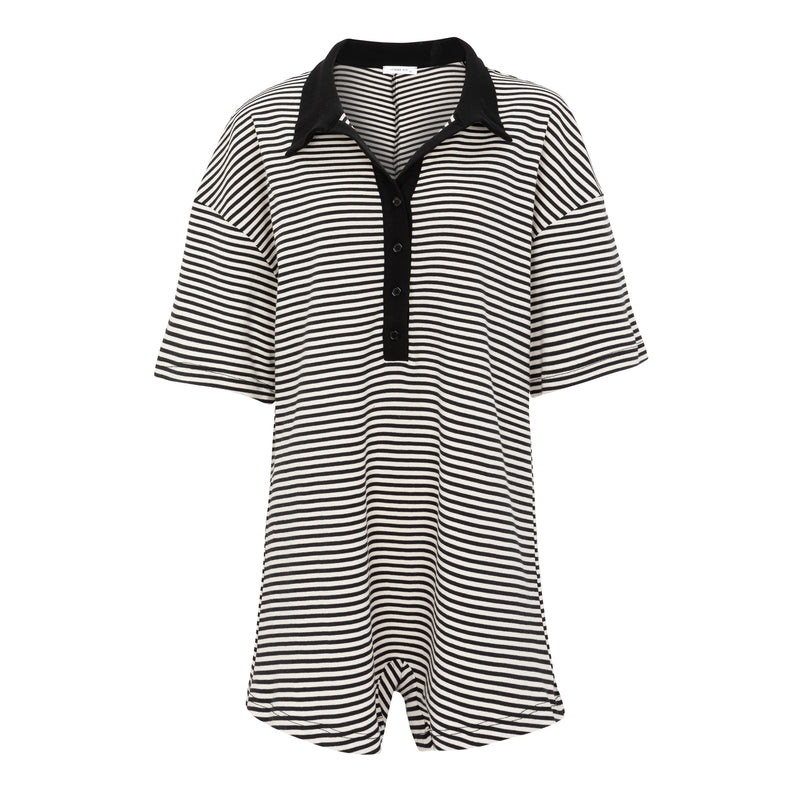 Numéro 265 Cream&Black Stripes