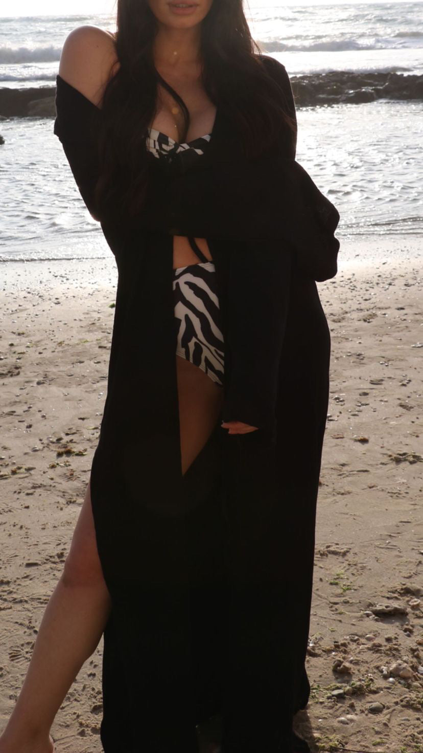 Santorini Dress Black