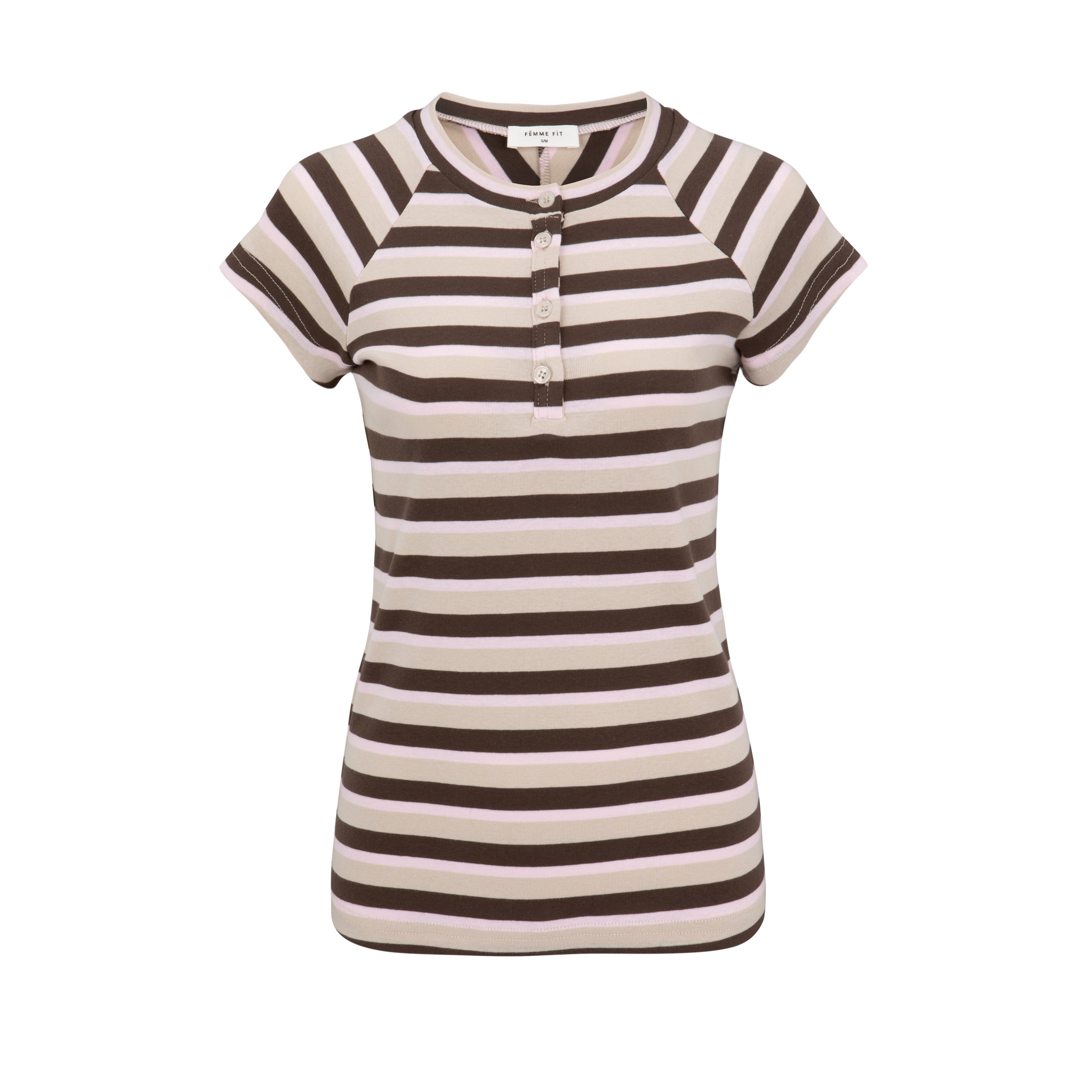 Numéro 385 Brown&Stone Stripes