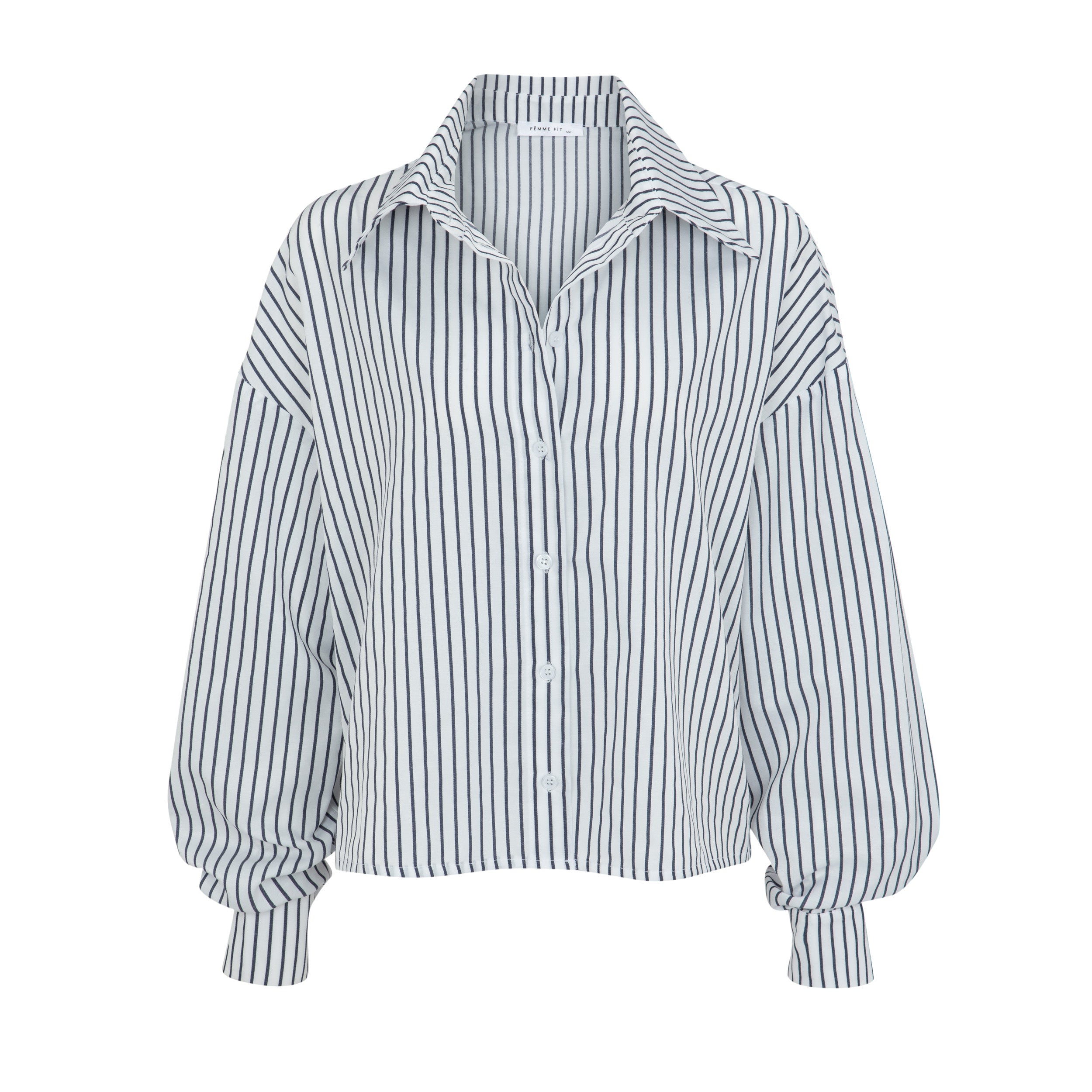 Numéro 303 White&Blue Stripes