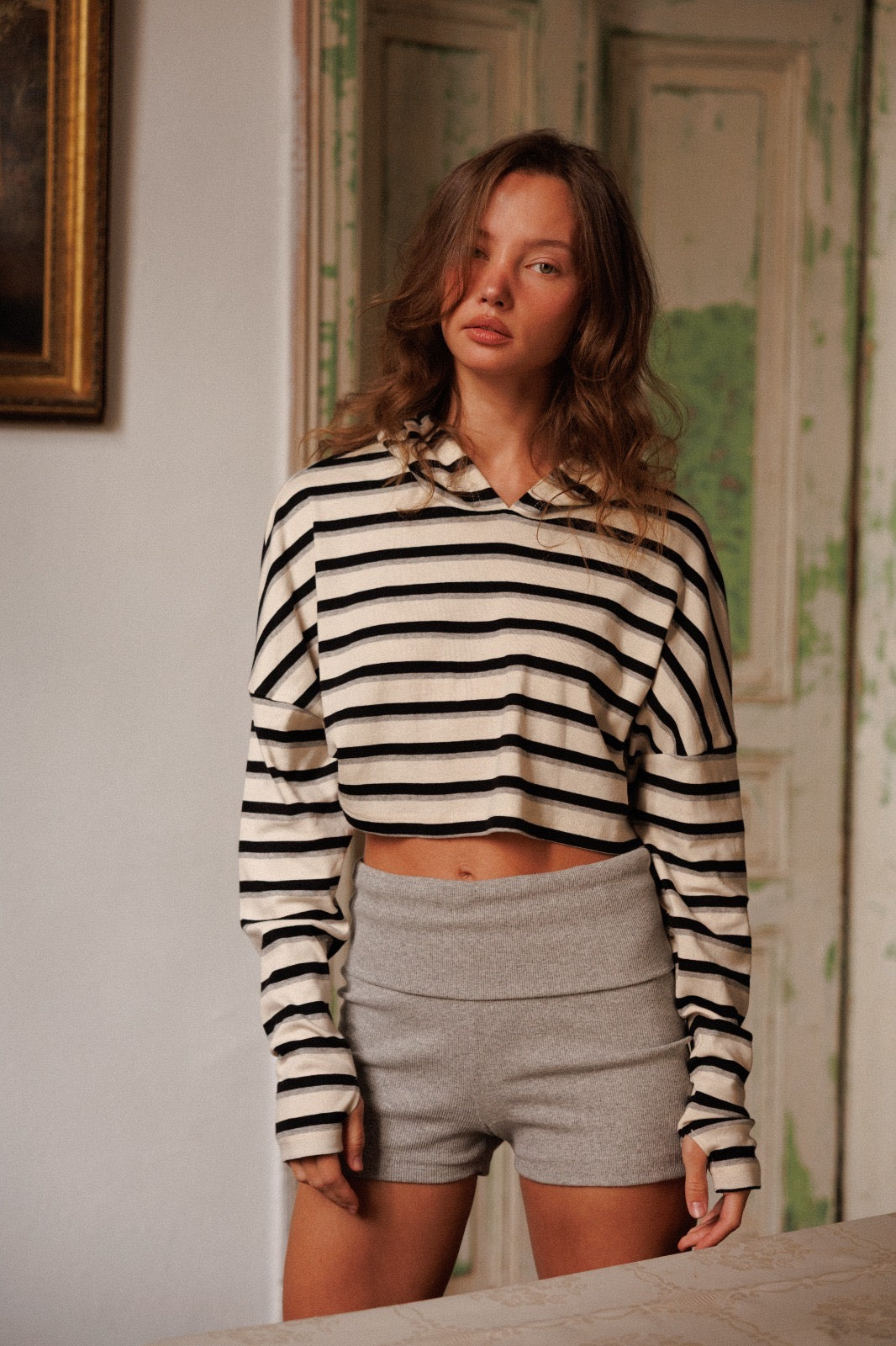 Numéro 346 Grey&Black Stripes
