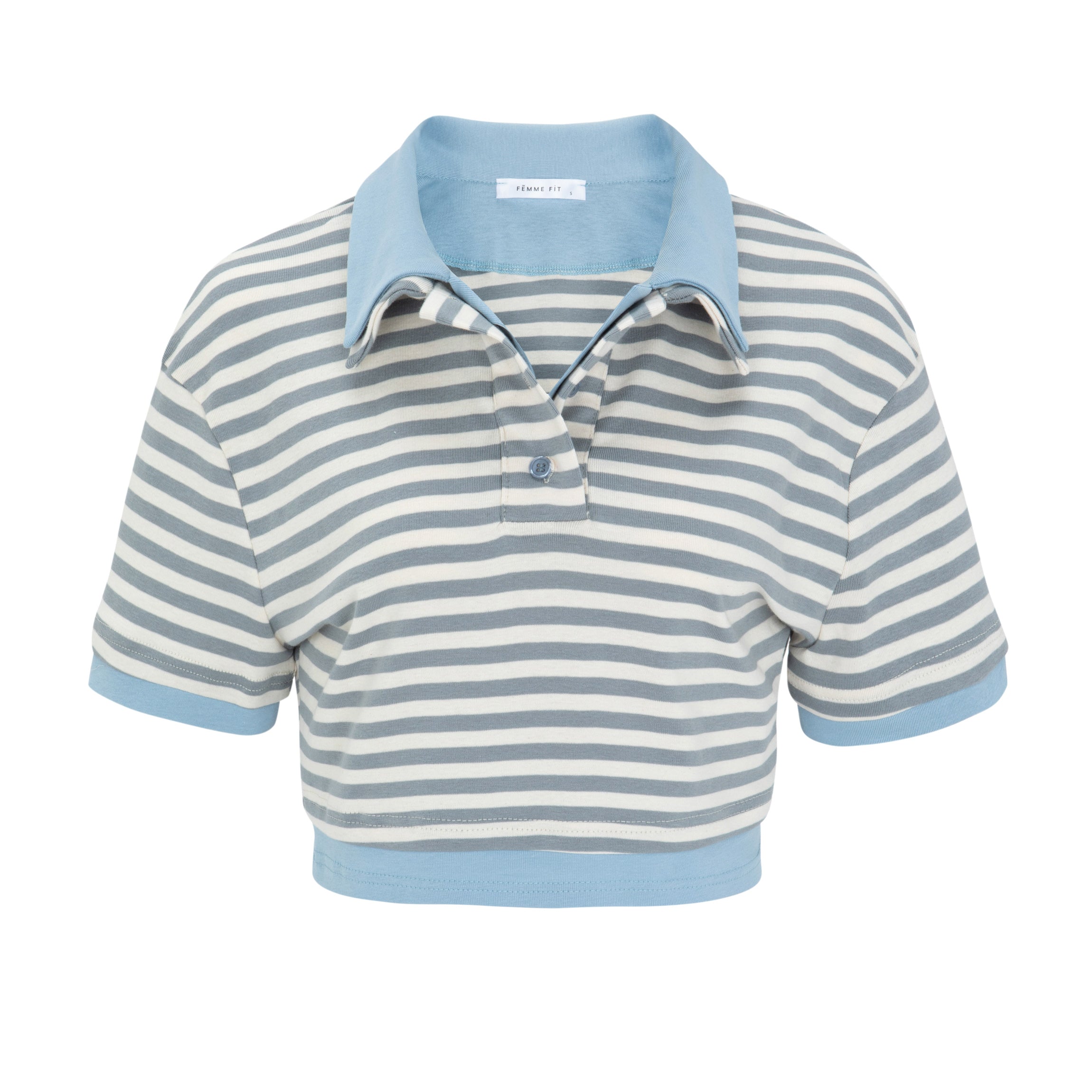 Numéro 273 Stripes&Light Blue