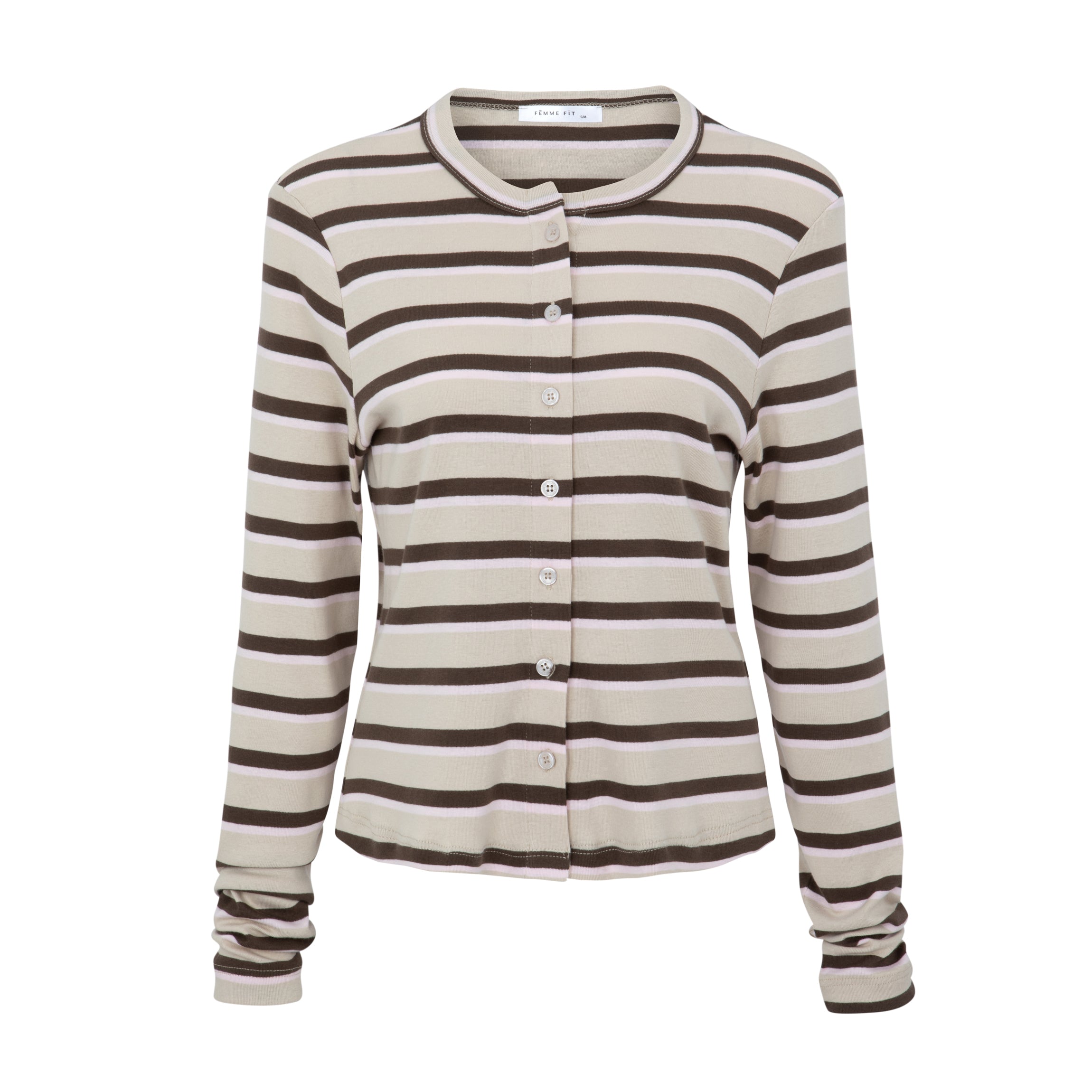 Numéro 344 Stone&Brown Stripes