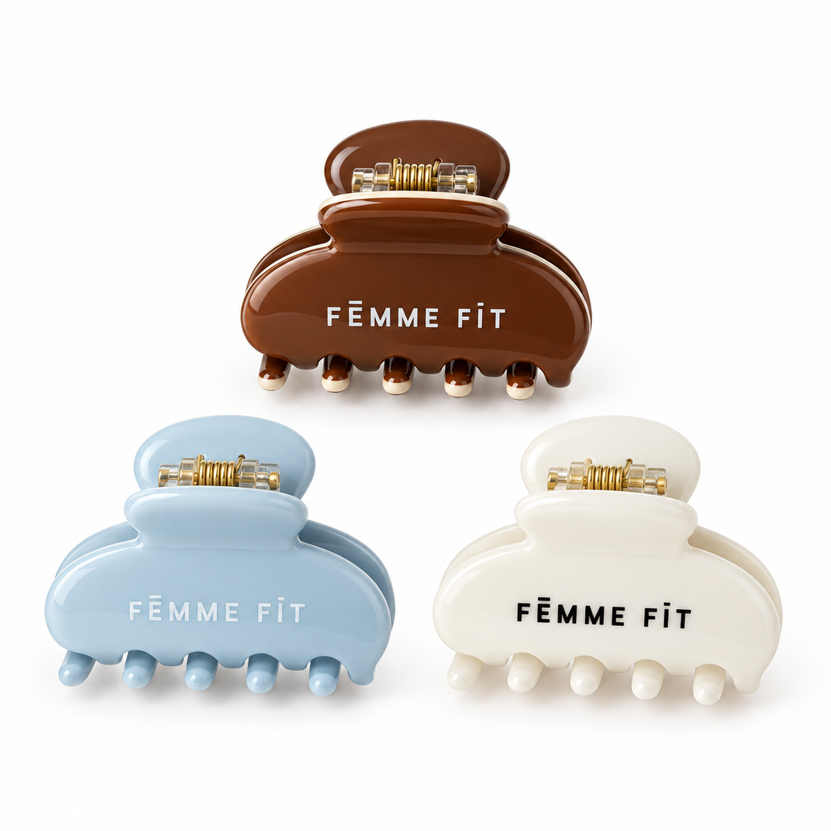 FF Mini Hair Clips Mixed
