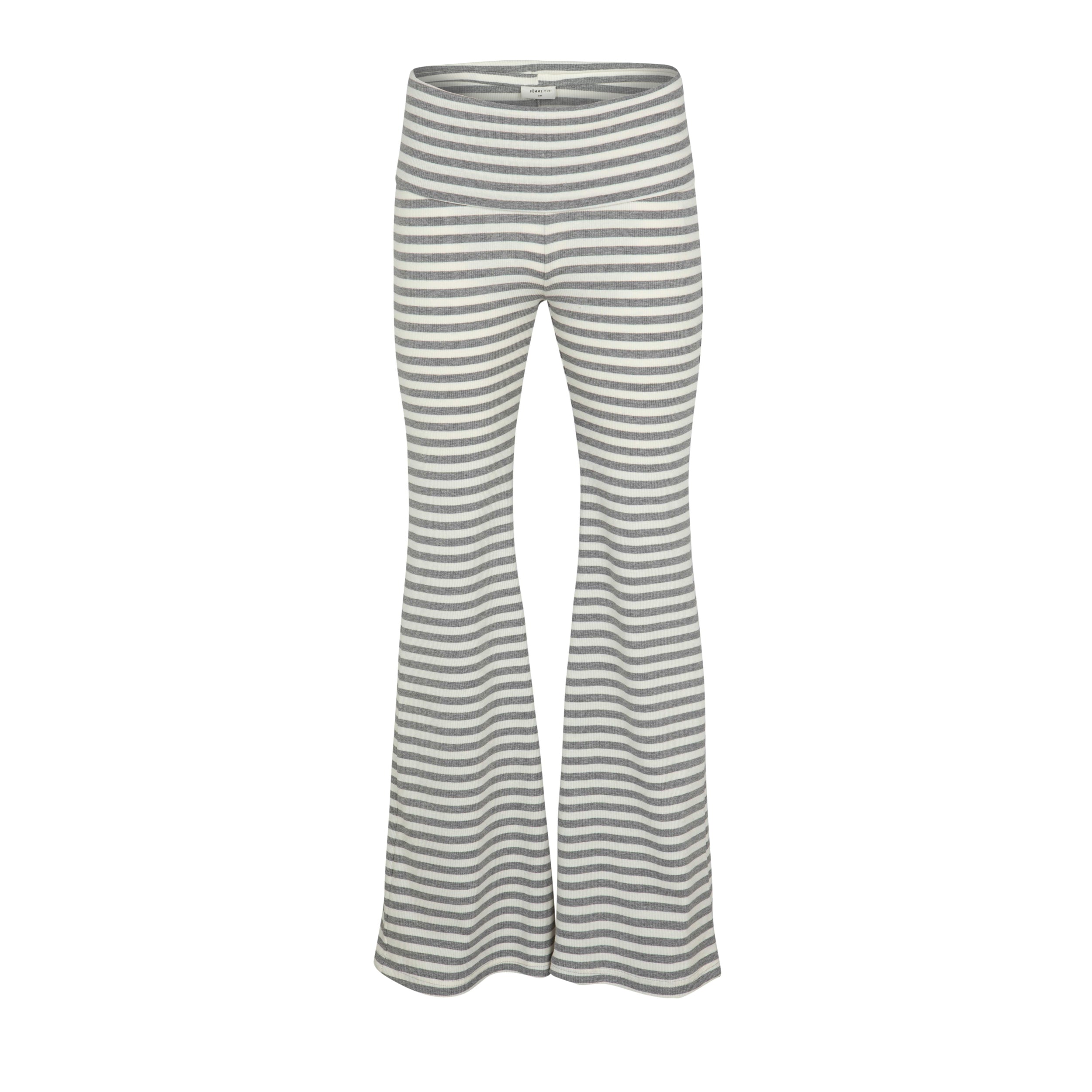 Numéro 407 Stripes Grey Melange