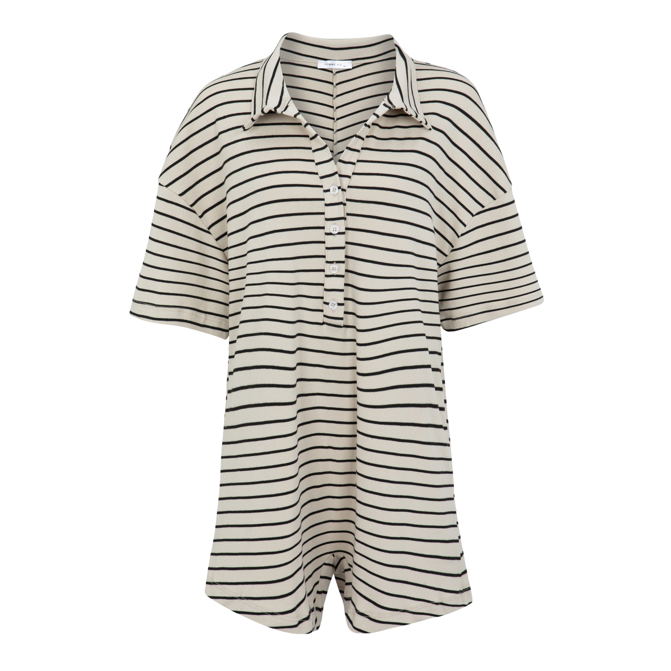 Numéro 265 Beige Stripes