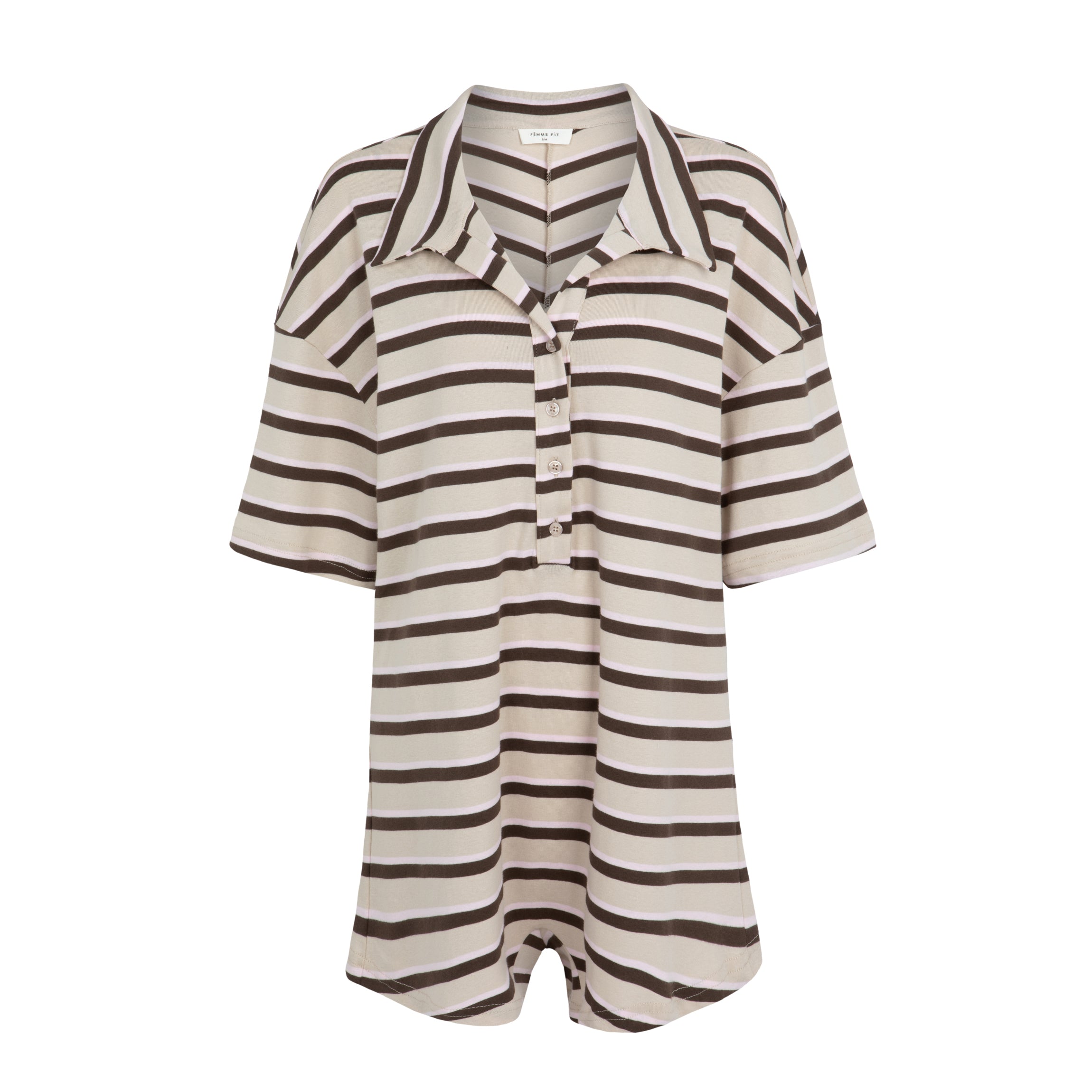 Numéro 265 Brown&Stone Stripes