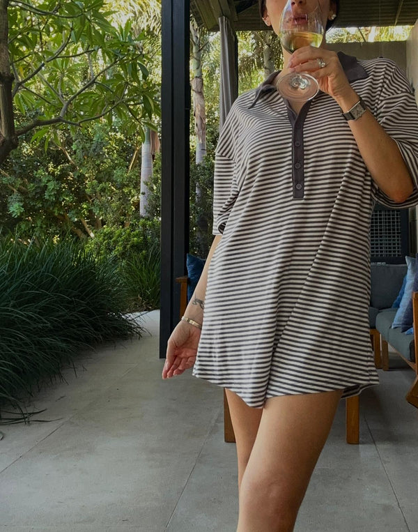 Numéro 265 Dark Grey Stripes